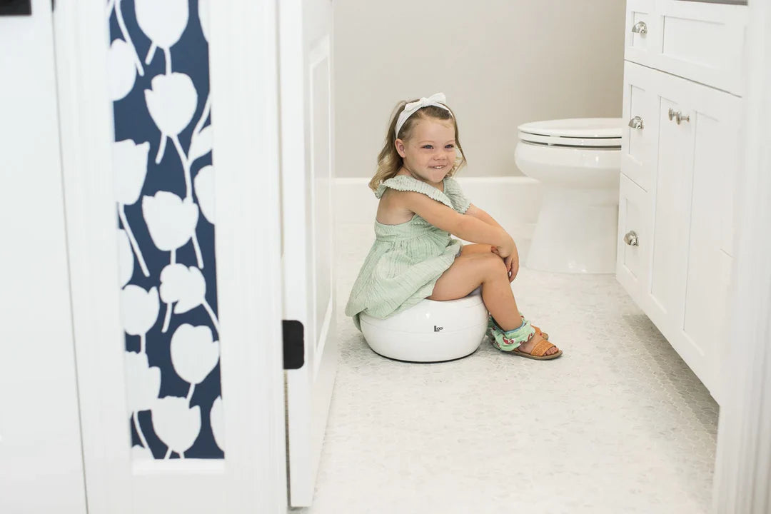 Childs white potty seat for Joovy Loo Potty, Toshi Baby, and baby strollers