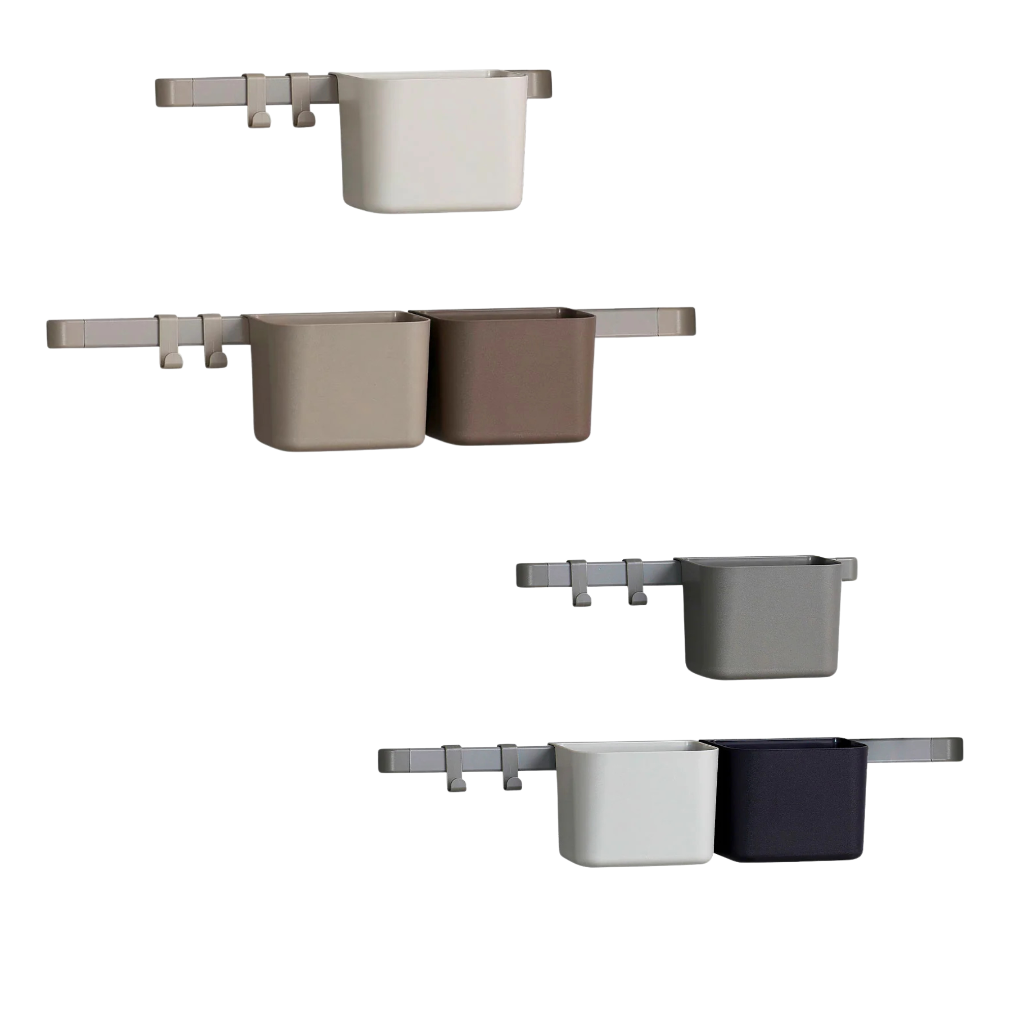 Modular storage system in Leander 3 Piece Double Rod perfect for toshi baby and baby strollers