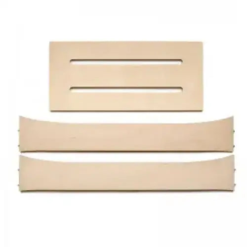 Wooden crib components from Leander Junior Bed Kit in Cappuccino for baby strollers design