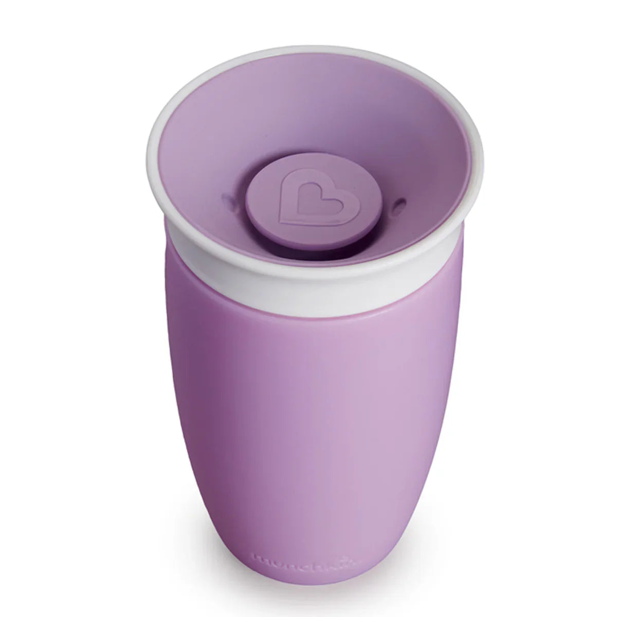 Purple spill-proof miracle® 360° cup from Munchkin 10oz Miracle® line for babies