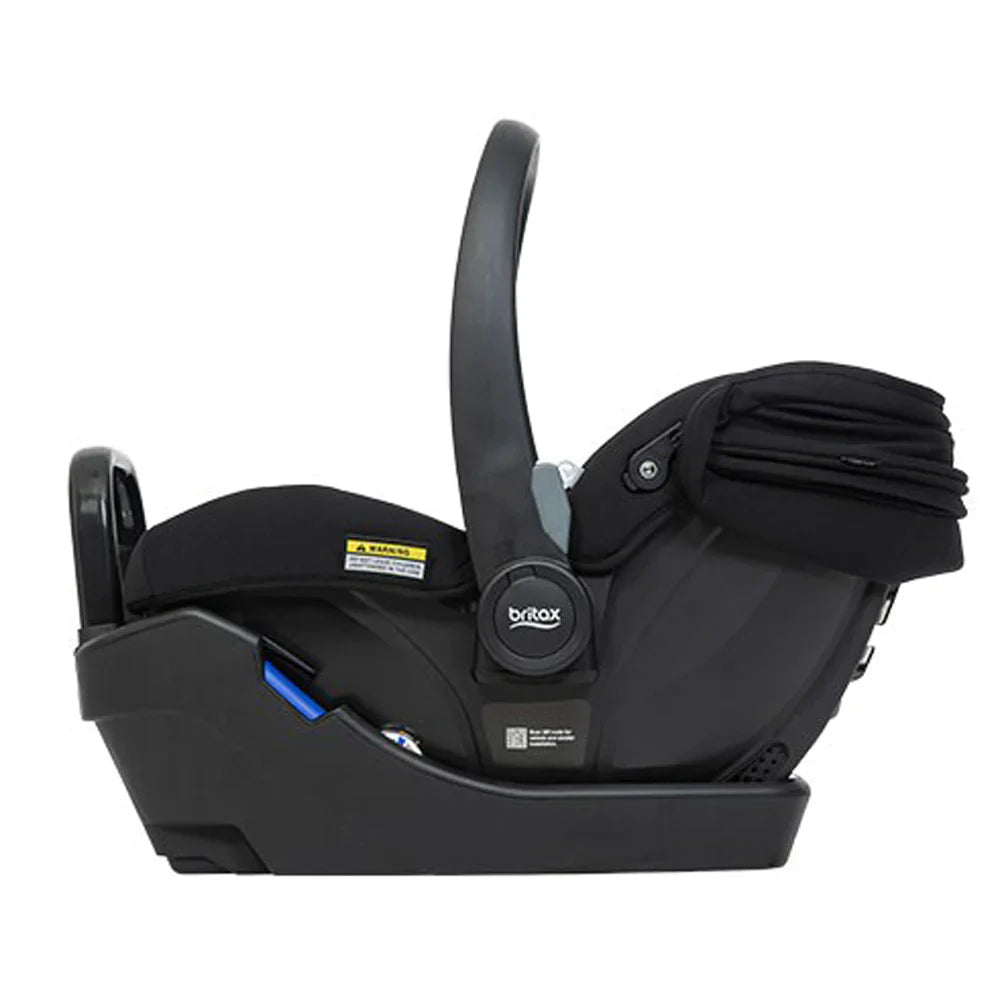 Black infant car seat from Britax Safe-N-Sound B-Pod LITE baby capsule for safe travel