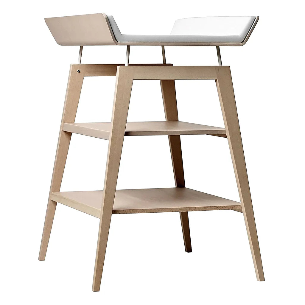Wooden Linea Change Table with shelves for Toshi Baby, great change table measures