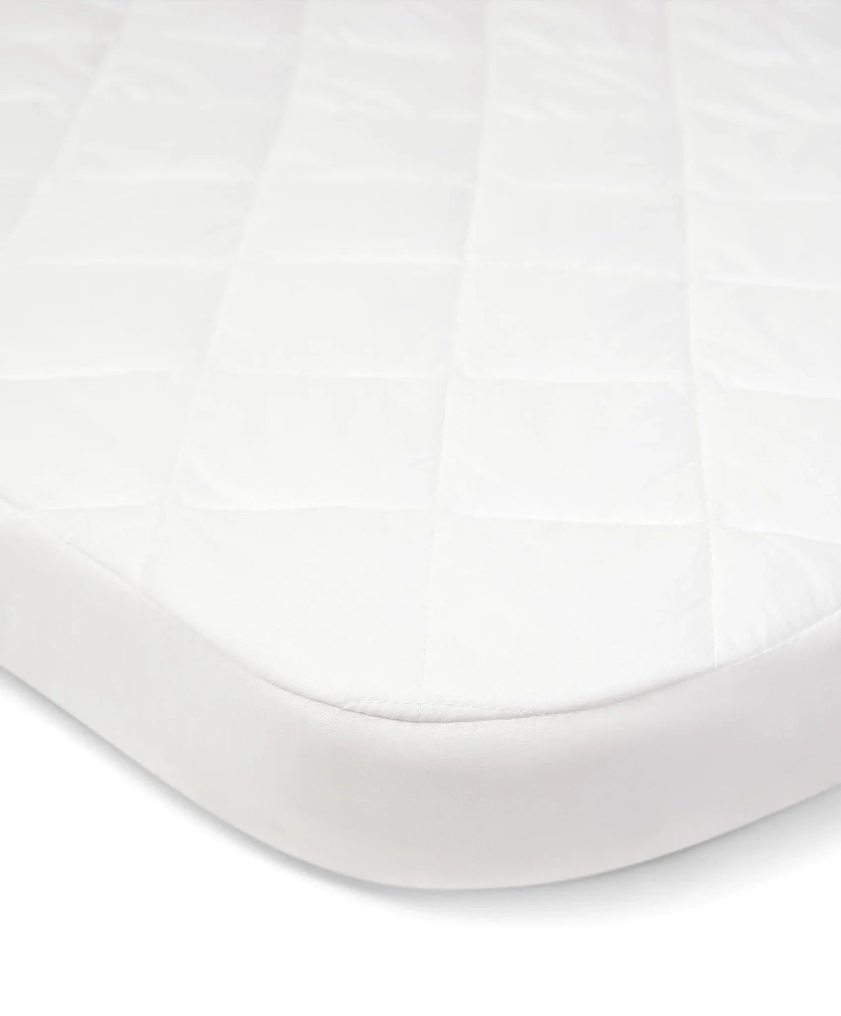 White quilted mattress for Mamas & Papas Lua Bedside Crib, perfect for Toshi Baby