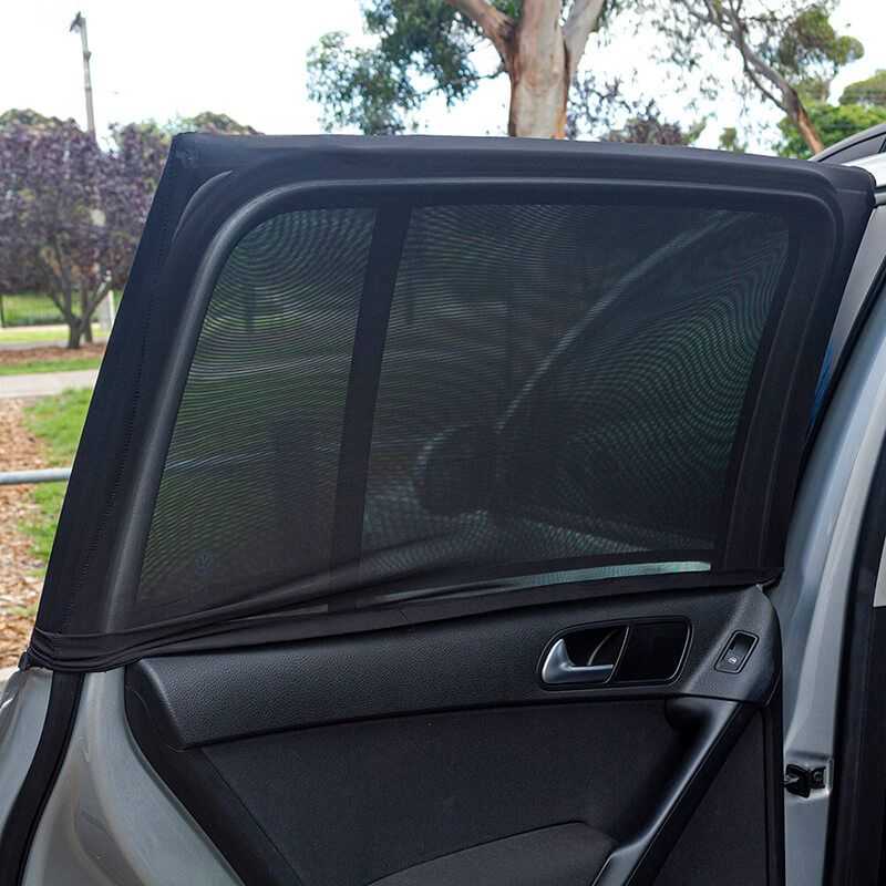 Maxi Cosi Deluxe Car Sunshade blocking sun glare for cool car rides