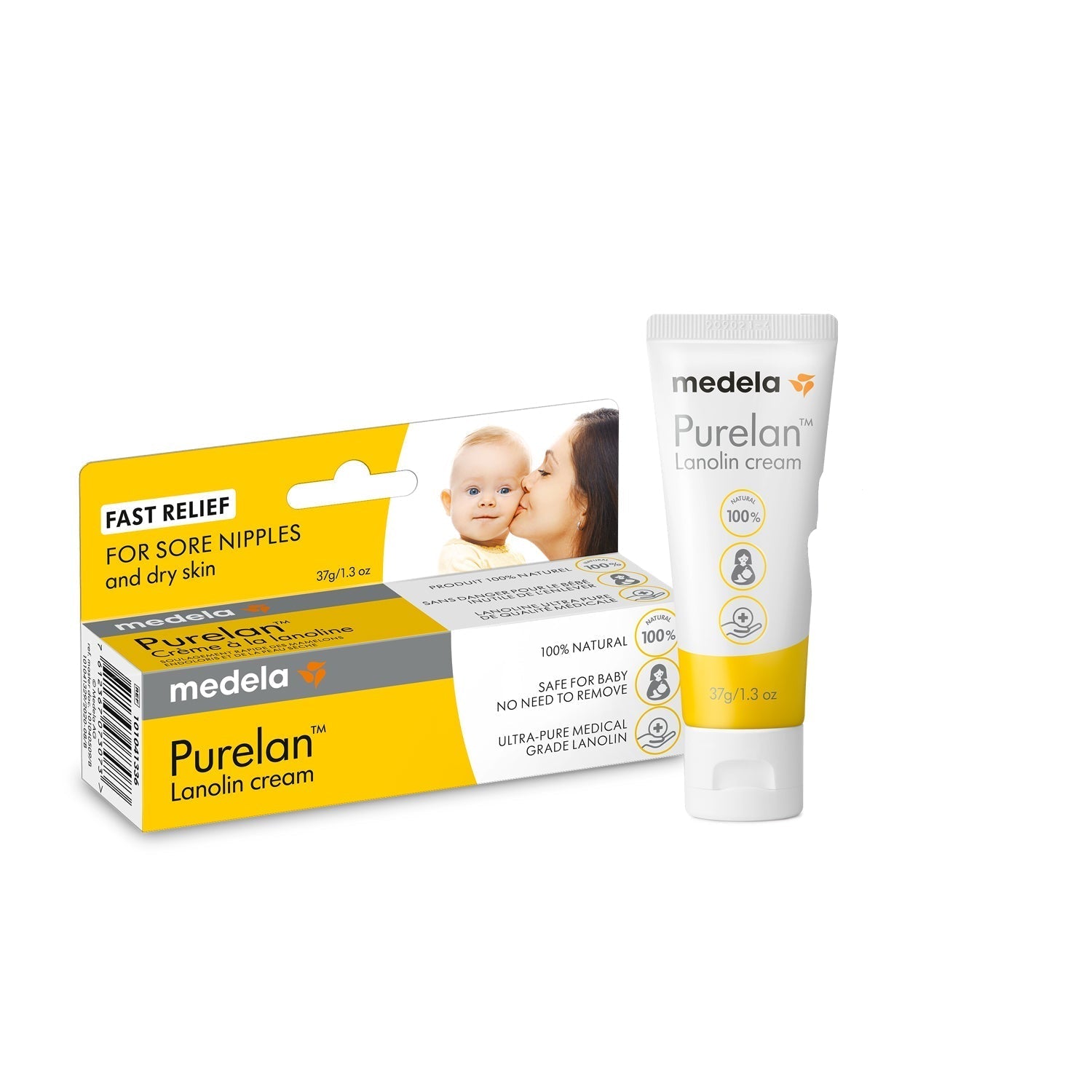 Medela Purelan lanolin cream 37g for sore nipples, perfect for Toshi Baby needs