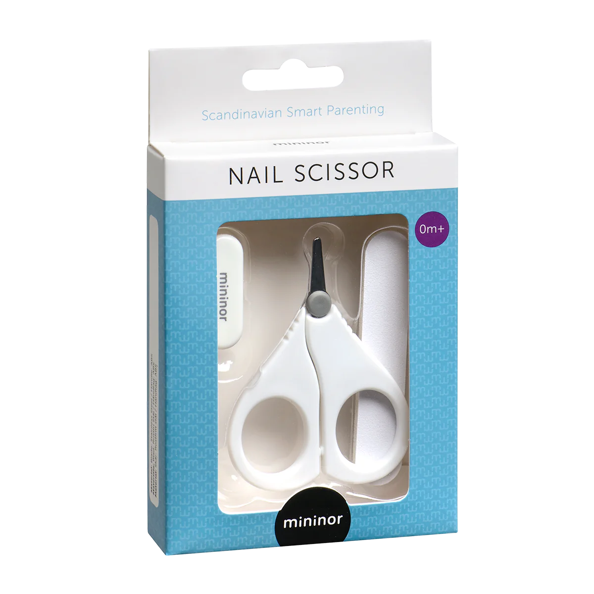 Toshi Baby Mininor Baby Nail Scissors in packaging for gentle baby grooming