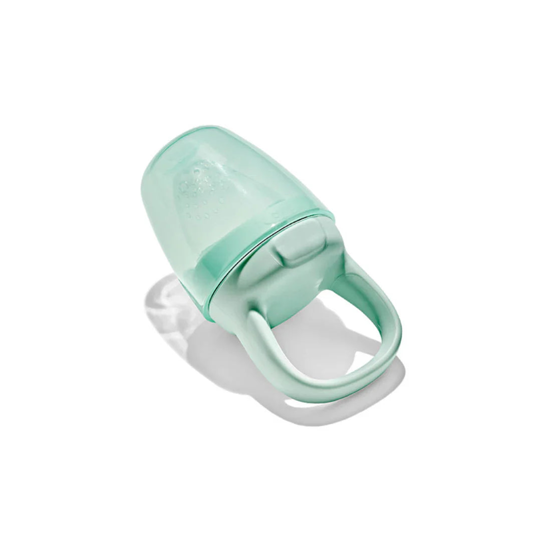 Mint green oxo tot silicone self-feeder for toshi baby soothe teething tots