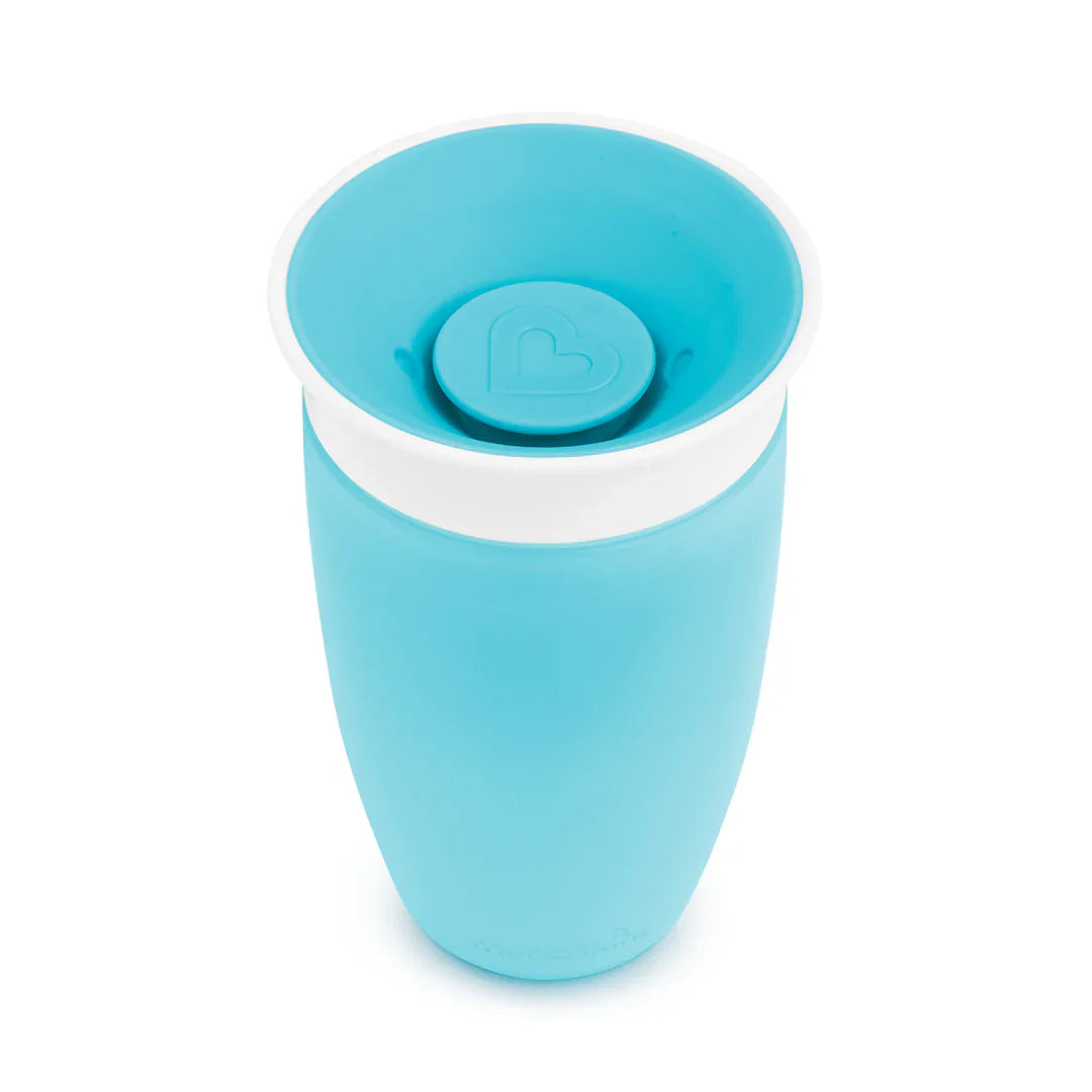 Blue miracle® 360° cup from Munchkin, perfect for on-the-go with Odyssey Wagon Wheels baby strollers