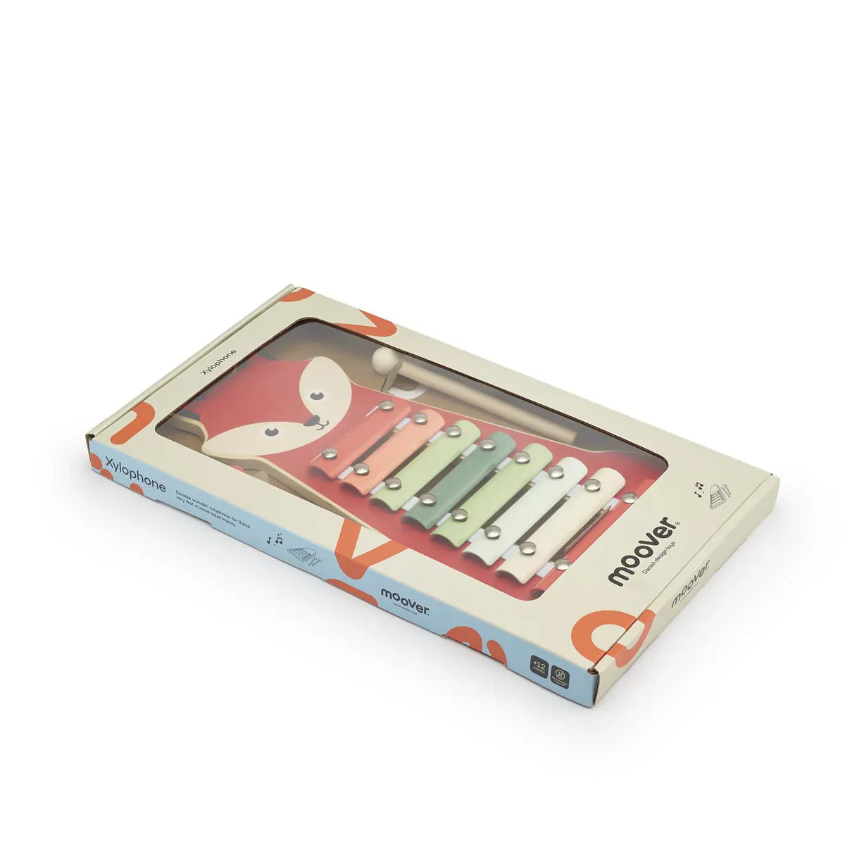 Moover Toys Xylophone in box with fox design perfect for mini maestro’s musical fun