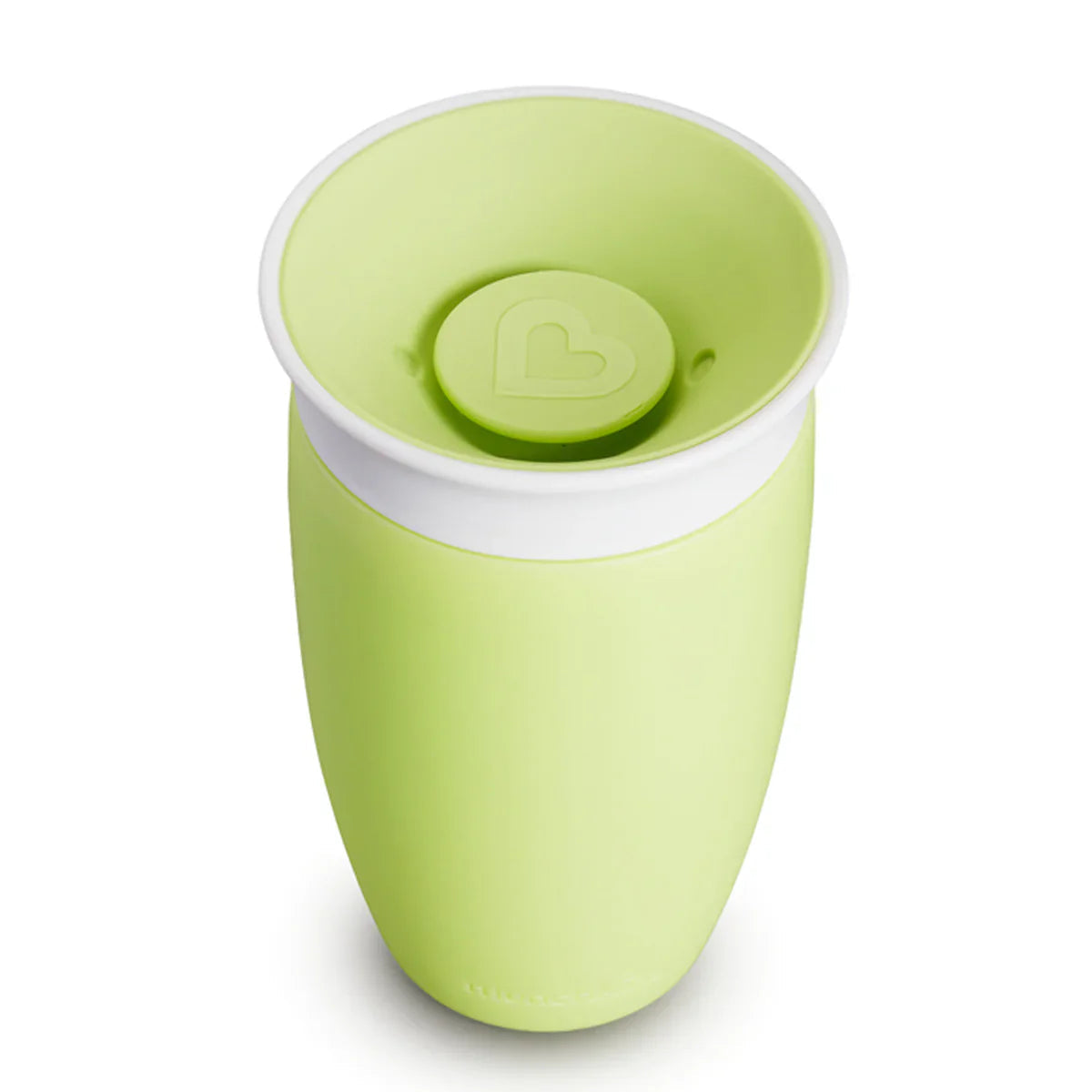 Green and white Sippy Cup from Munchkin 10oz Miracle for babies, perfect with Toshi Baby Romper
