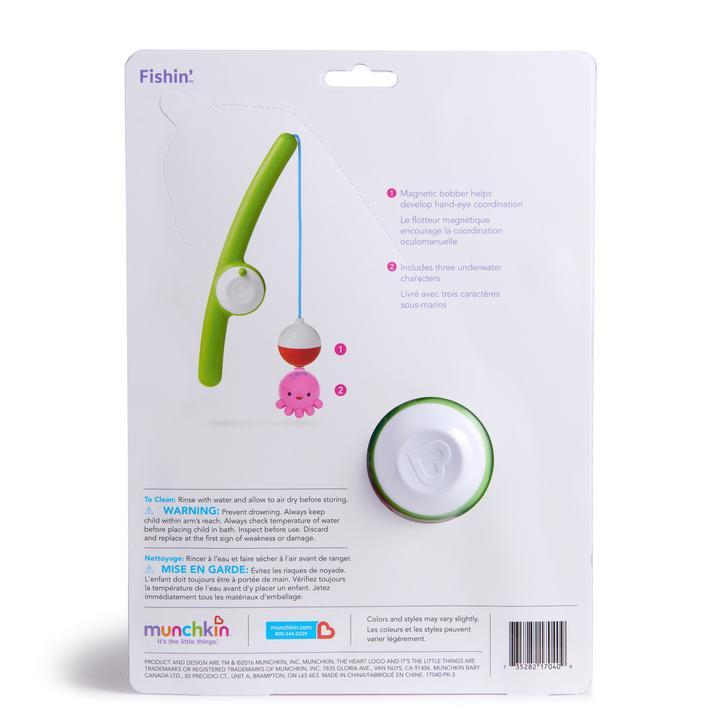 Munchkin Fishin Bath Toy set for Toshi Baby fun in the tub