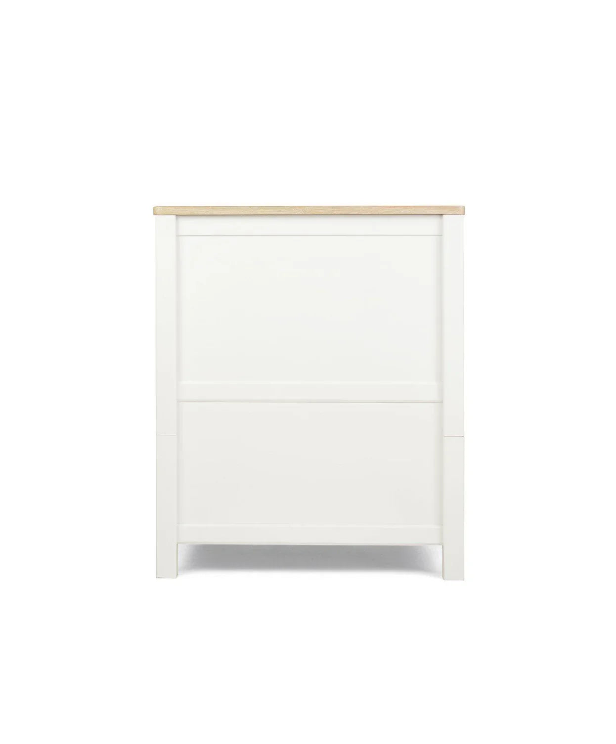 White and light wood cabinet from Mamas & Papas Harwell Cotbed Harwell nursery furniture
