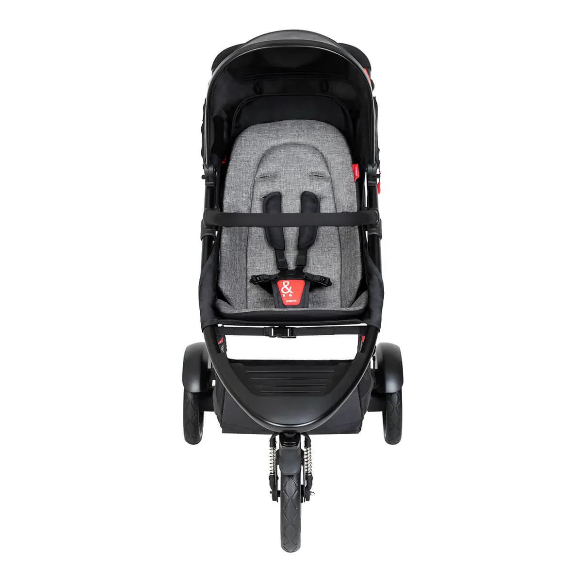 Black and gray three-wheeled phil&teds single buggy from dot value inline limited stock