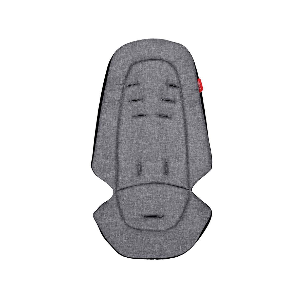 Gray stroller seat liner for Phil&Teds Cushy Ride buggy seat liner and Toshi Baby Ride buggy