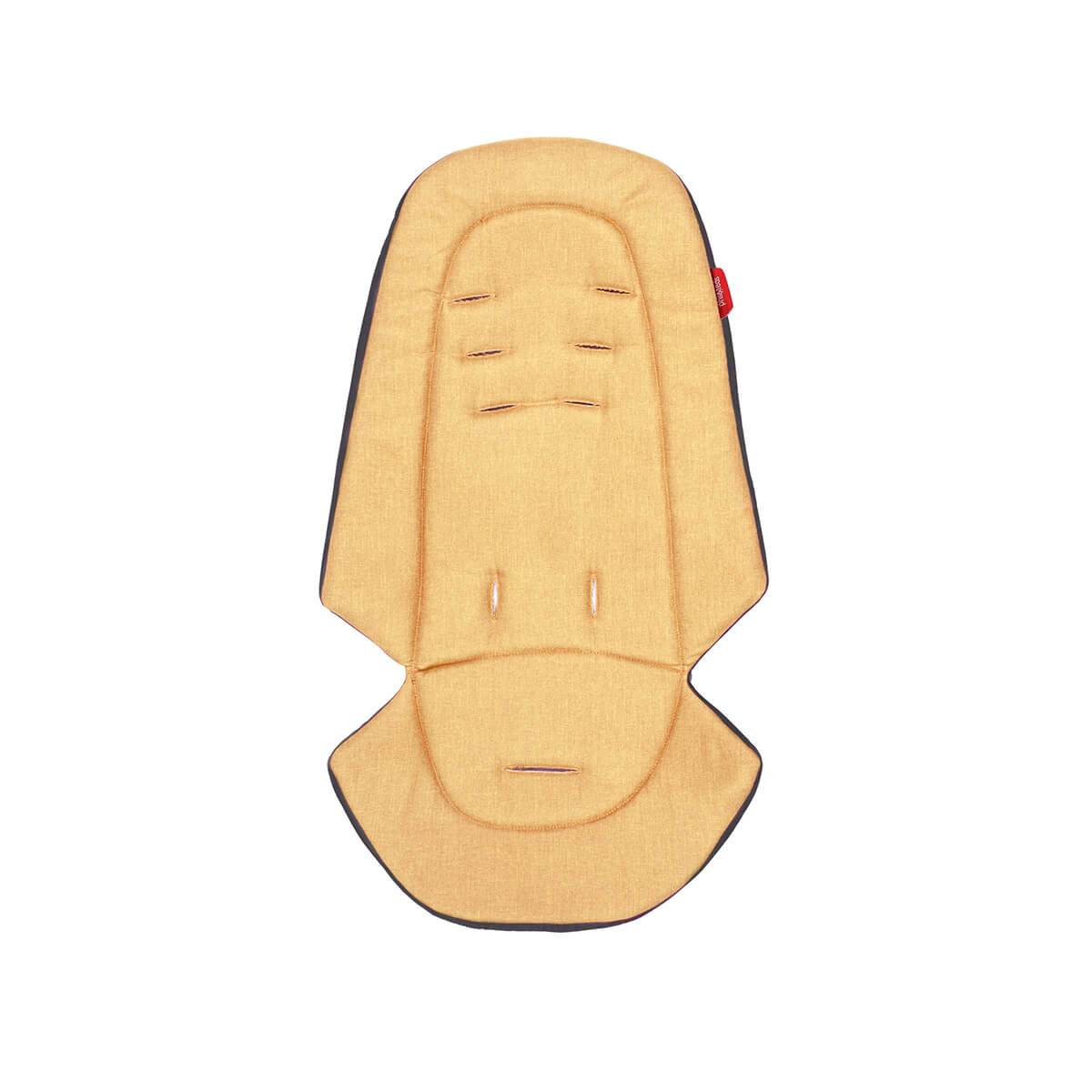 Beige stroller seat liner for Phil&Teds Cushy Ride or Toshi Baby Ride Buggy