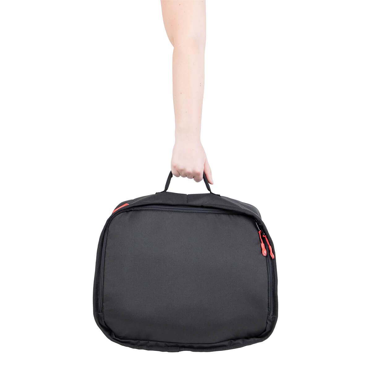 Black zippered carry bag for Phil&Teds Igloo Inline Storage perfect for Toshi Baby Romper or Bare Mum Postpartum gear