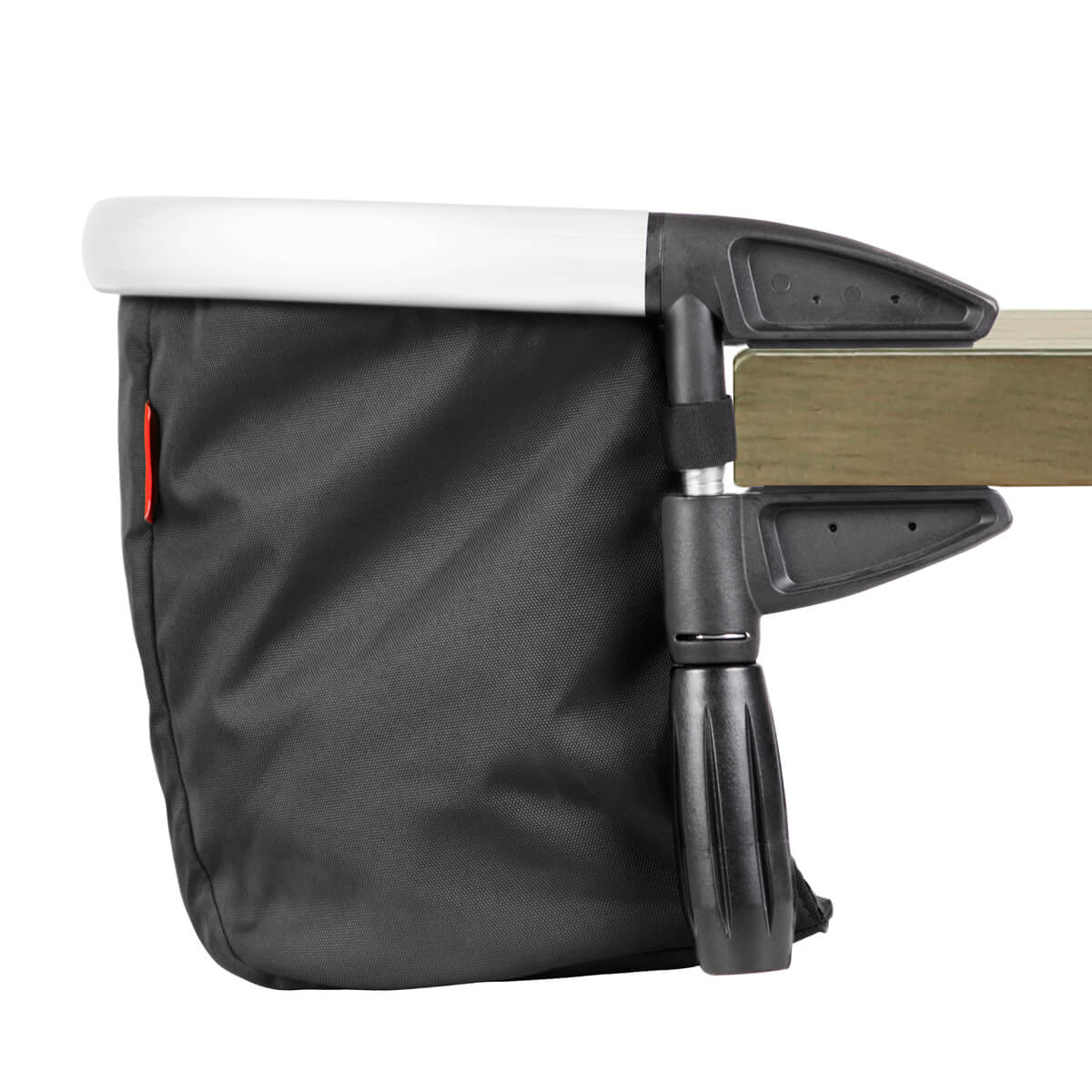 Black clip-on high chair for Phil&Teds Lobster, perfect for Bare Mum Postpartum