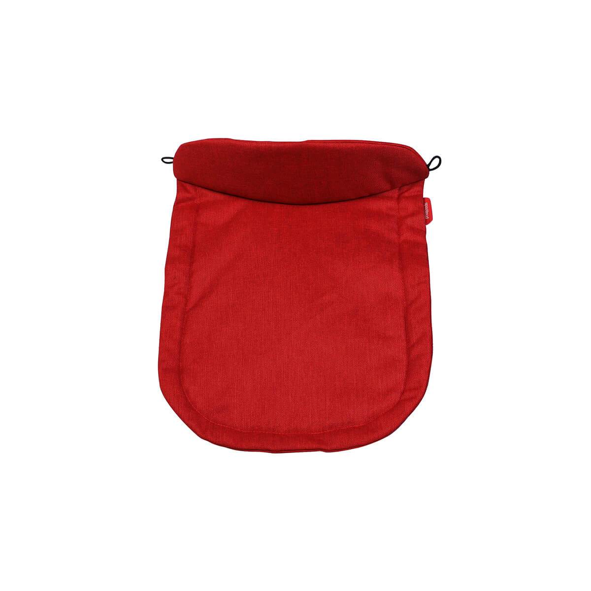 Red padded pouch with drawstring for phil&teds snug carrycot replacement lid in baby strollers