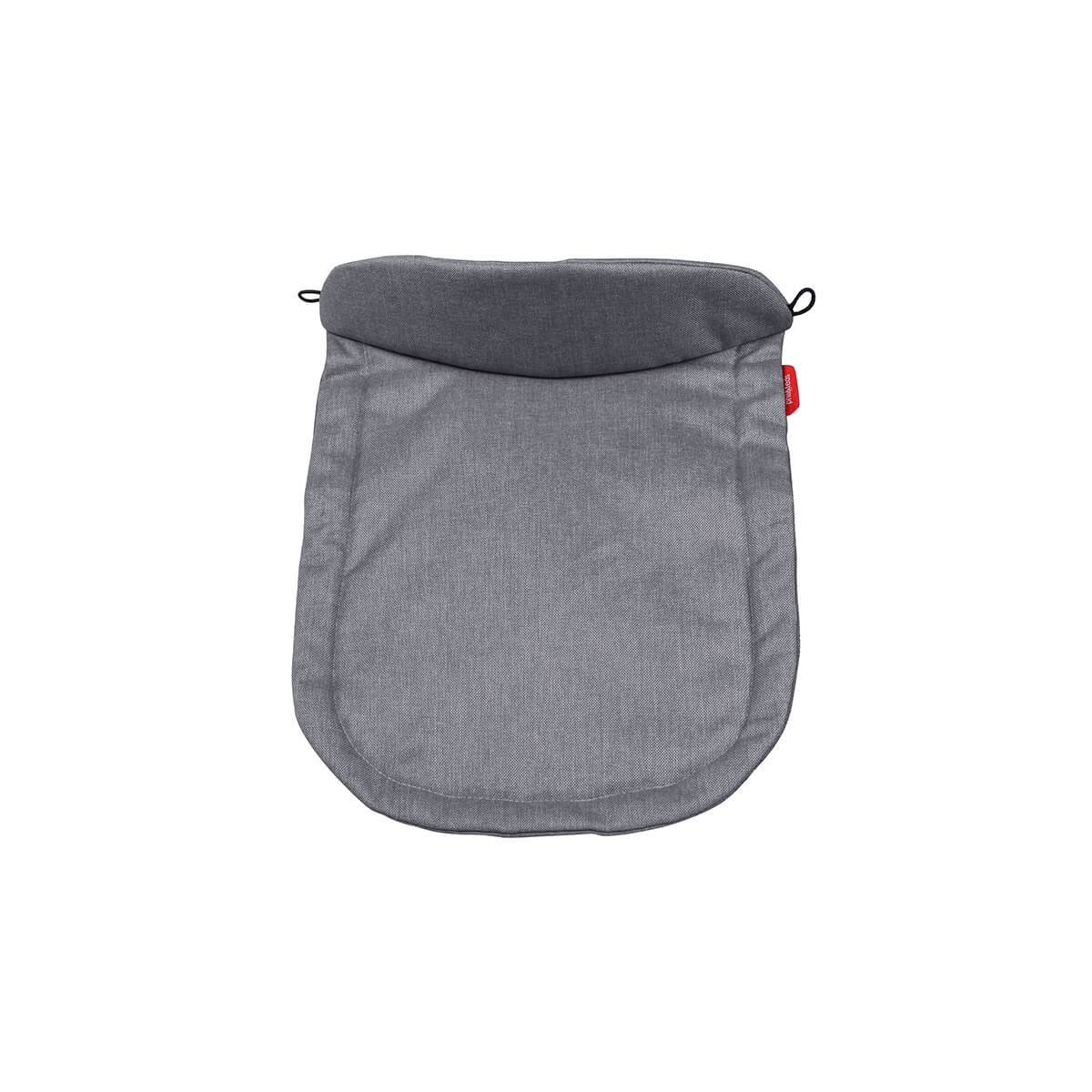 Gray stroller footmuff for Phil&Teds Snug Carrycot lid, perfect as a replacement carrycot lid for baby strollers