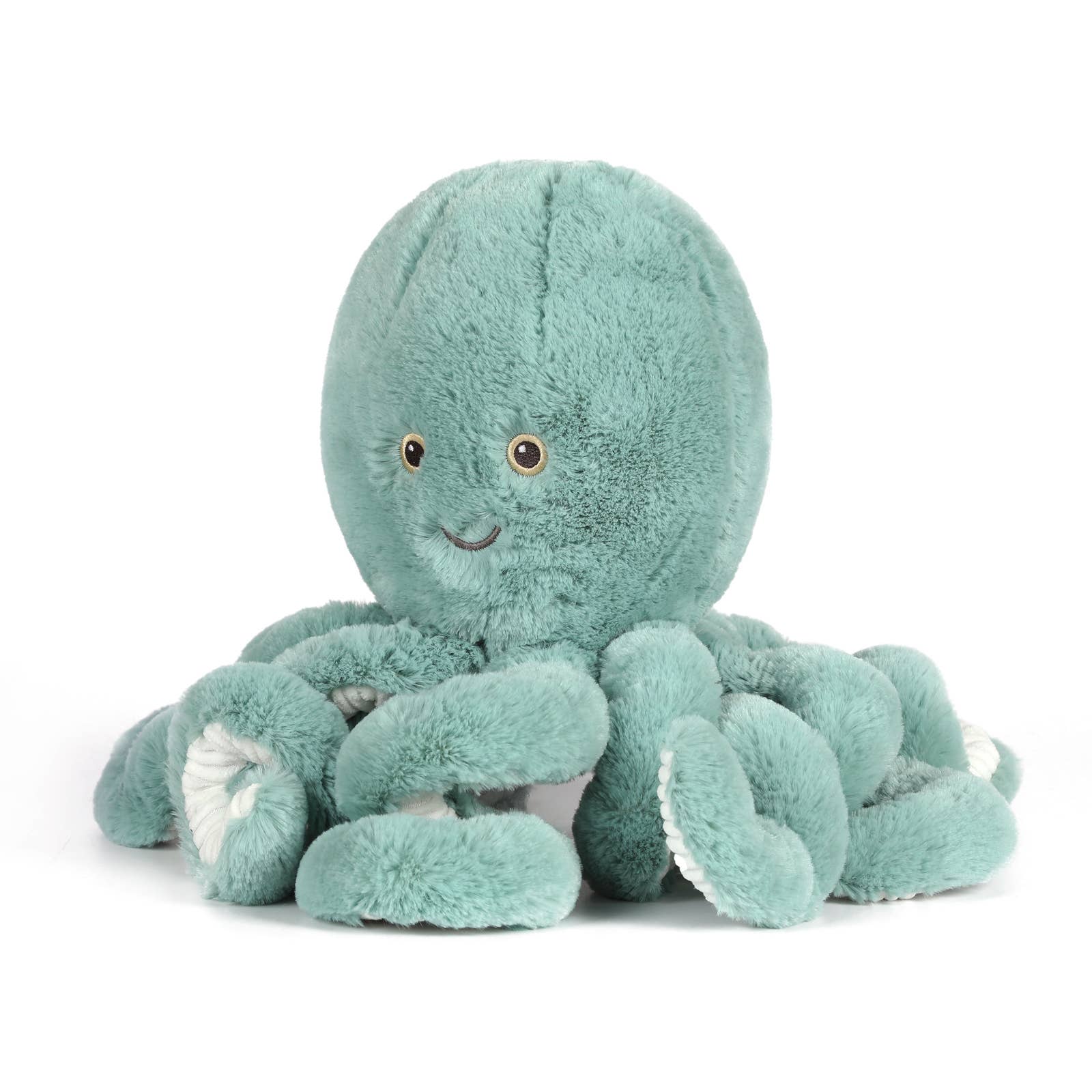 Turquoise plush octopus toy from OB Australia Reef Octopus Blue Soft Toy 15 inch perfect for baby strollers