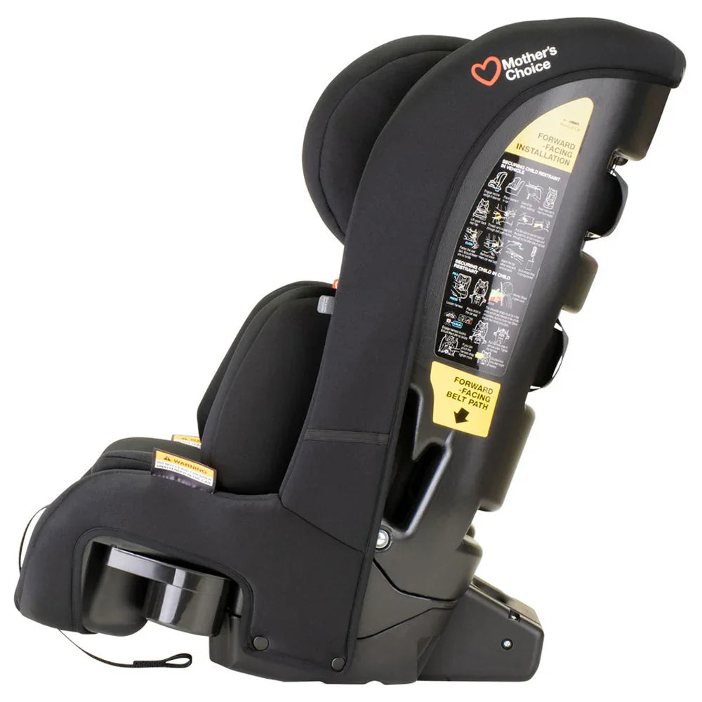 Black child harnessed car seat for focus forward facing safety and baby strollers