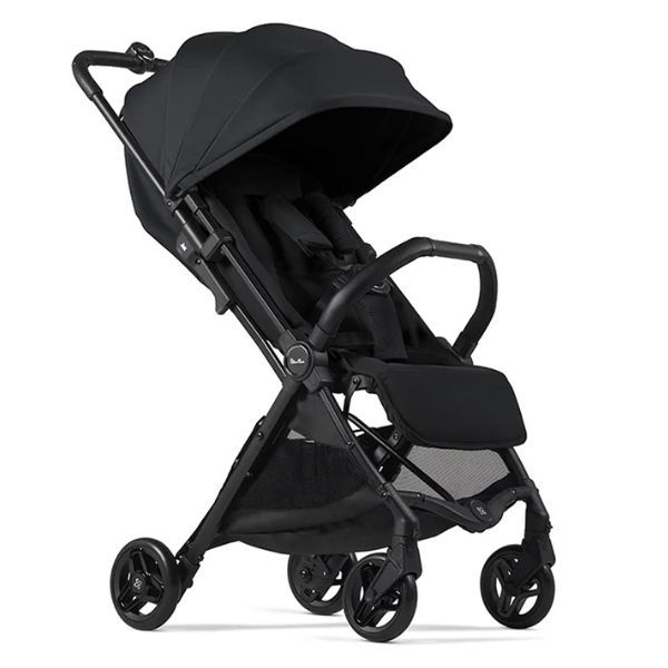 Black stroller with canopy from Silver Cross Jet 5 baby strollers for Toshi Baby Stroller