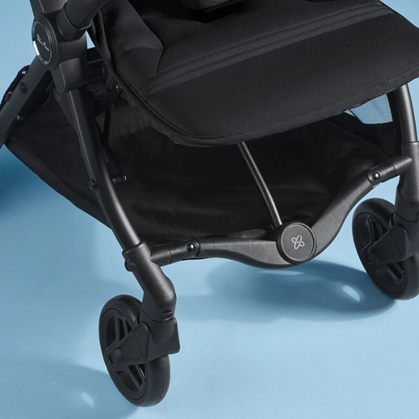 Black stroller frame with storage basket for Silver Cross Jet Toshi Baby Stroller and baby strollers