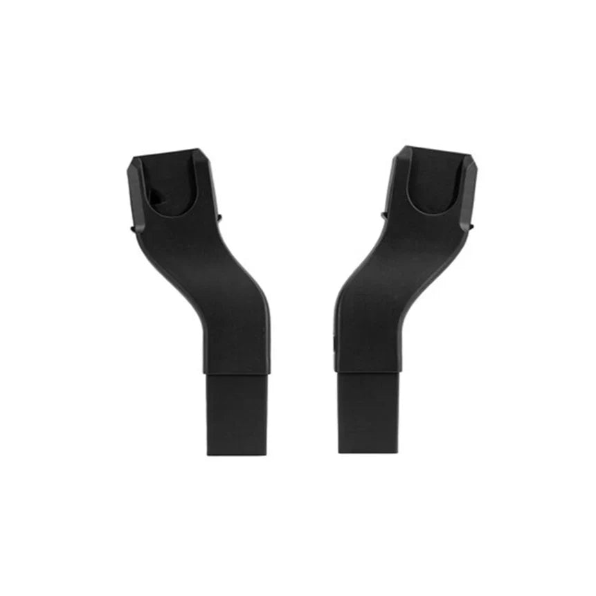 Two black Silver Cross Wave seat adaptors for Toshi Baby car seats
