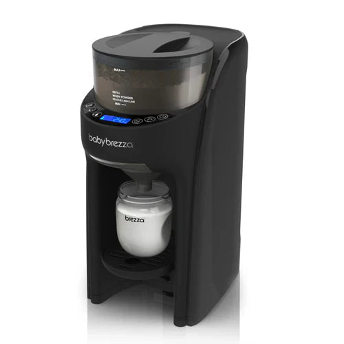 Black brezza formula pro advanced formula dispenser for Toshi Baby, sleek all black design
