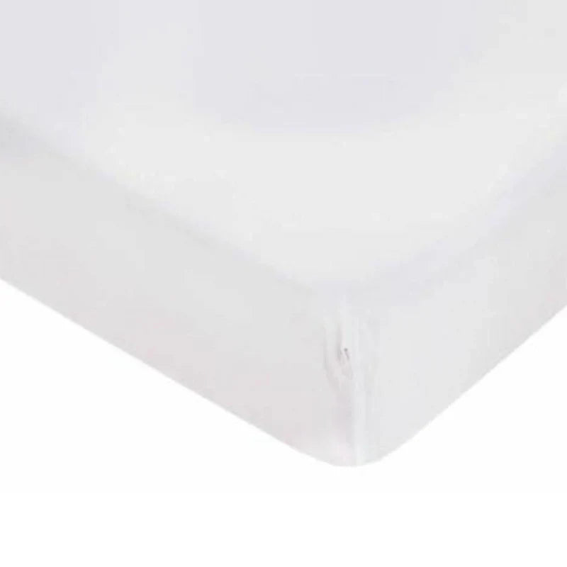 White Boori Jersey Cotton Fitted Sheet for jersey cotton cots and comfy sleep