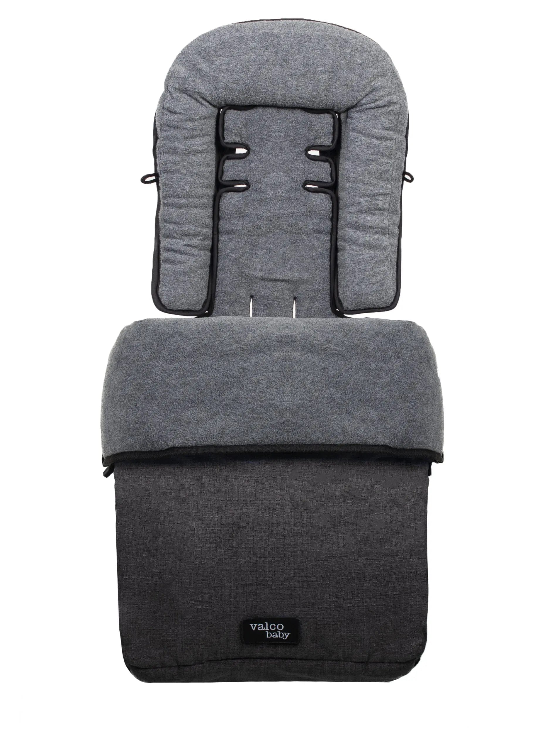 Gray stroller footmuff from Valcobaby Snug Footmuff, perfect for Odyssey Wagon Wheels