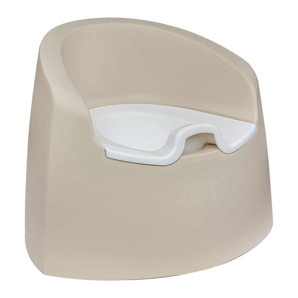 Beige and white plastic potty chair from Quax My Potty Clay for your little one