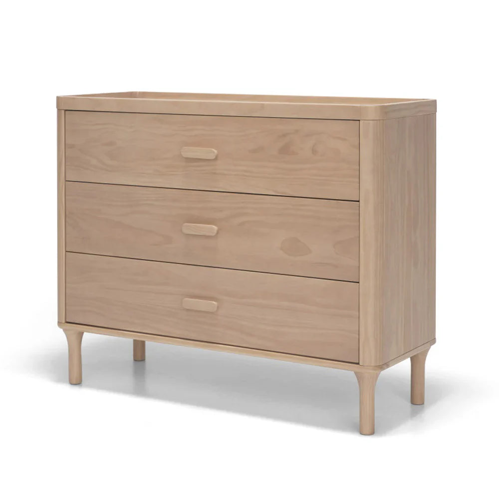 Wooden three-drawer dresser from Tasman Eco Willow perfect for Toshi Baby eco willow products