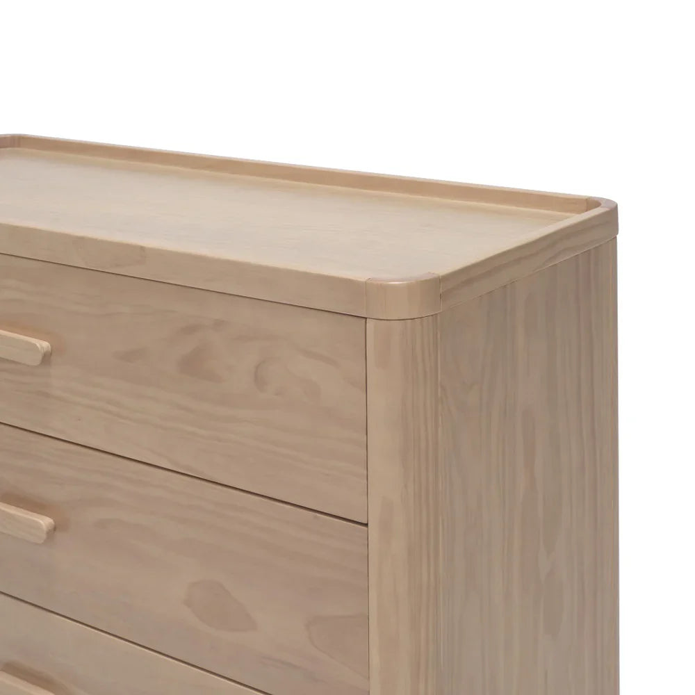 Light wood dresser from Tasman Eco Willow fits Toshi Baby nursery decor perfectly