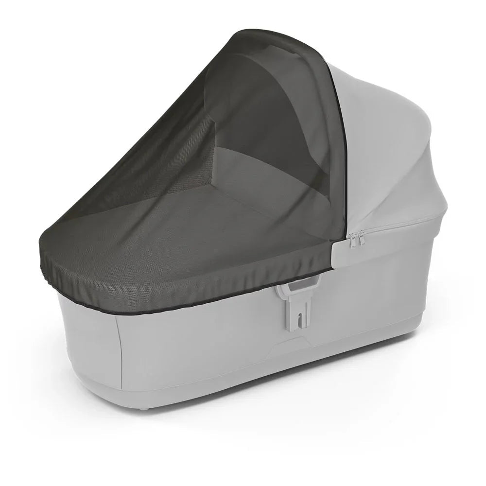 Gray Thule Bassinet Mesh Cover on Urban Glide Bassinet with mesh for Toshi Baby Romper style