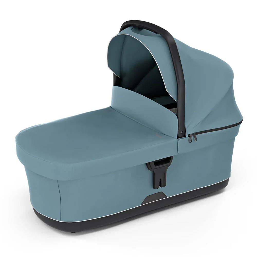 Blue baby stroller bassinet for Thule Urban Glide 3 with Odyssey wagon wheels