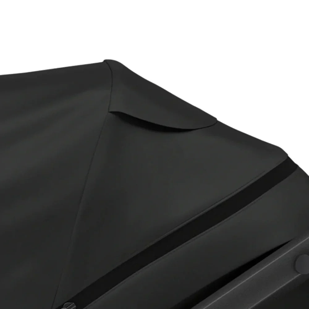 Black stroller canopy on Thule Urban Glide all-terrain stroller for baby strollers