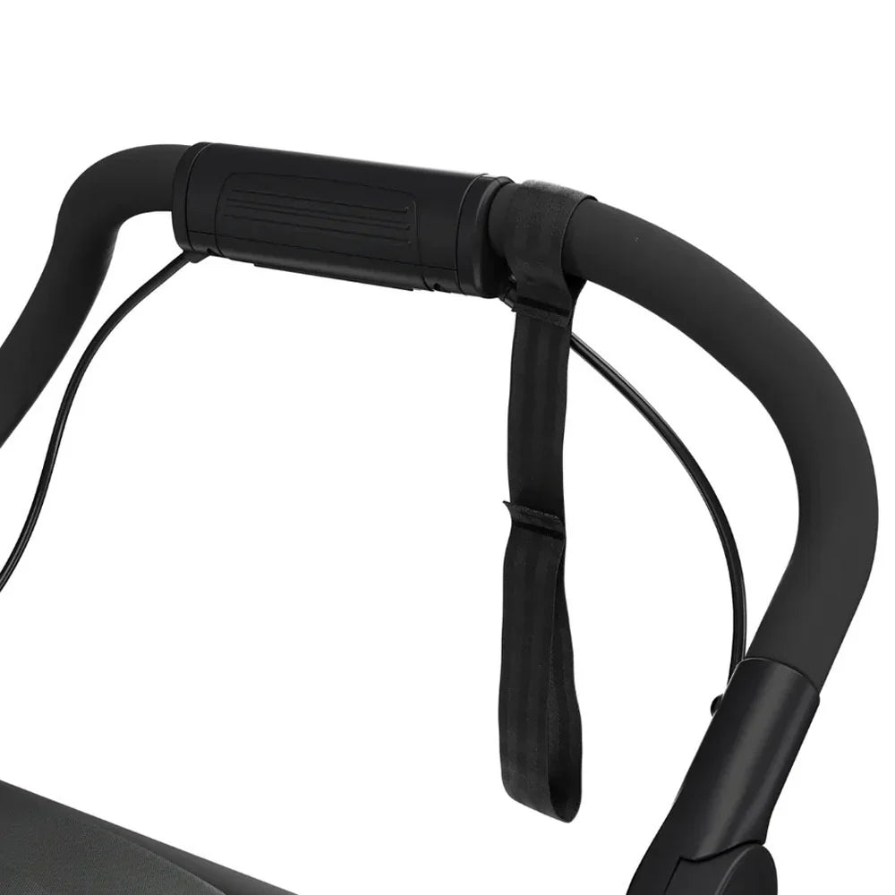 Black Thule Urban Glide all-terrain stroller handlebar with safety strap, free bumper bar