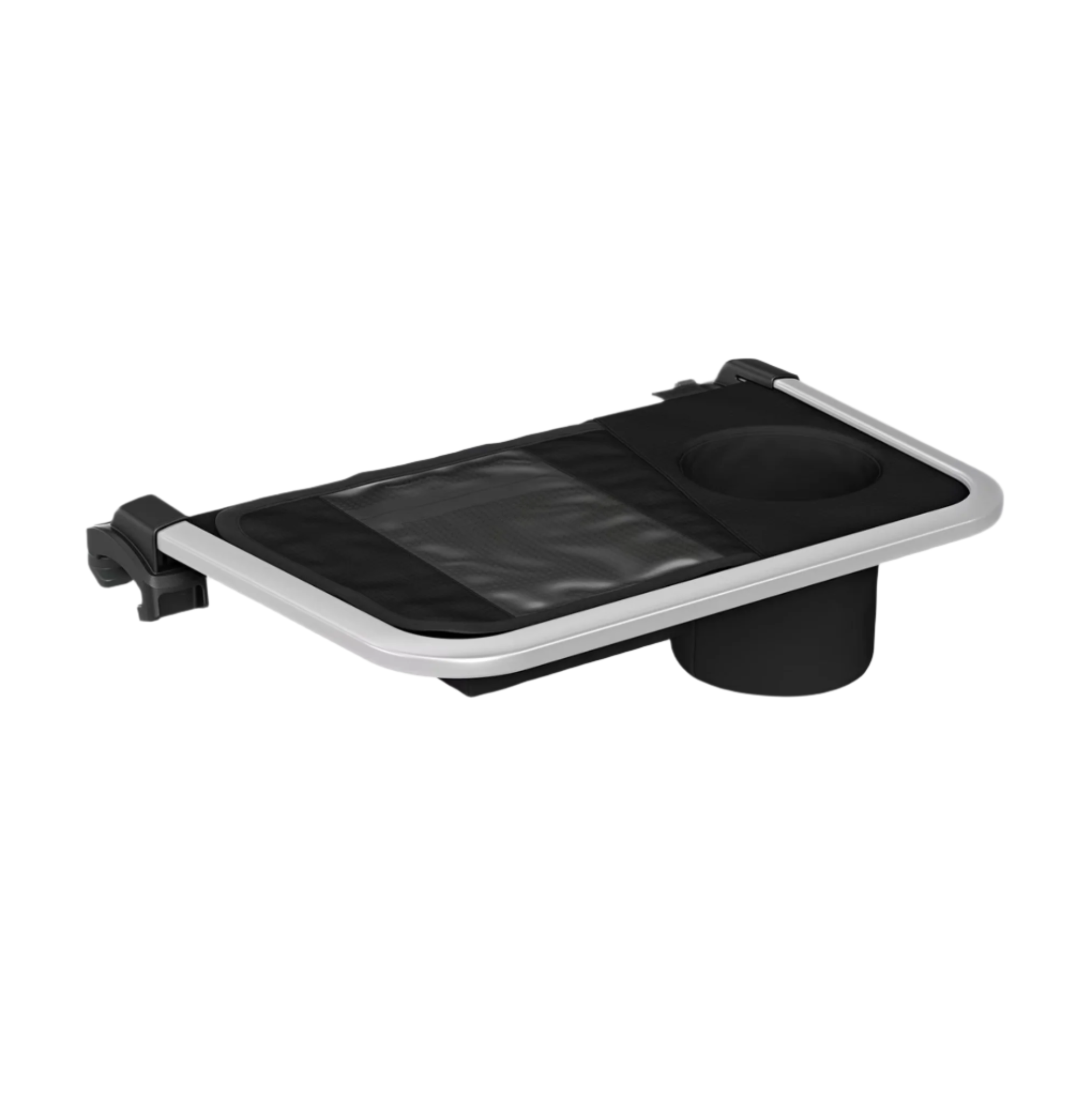 Black stroller organizer tray for Thule Urban Glide and Thule Chariot essentials