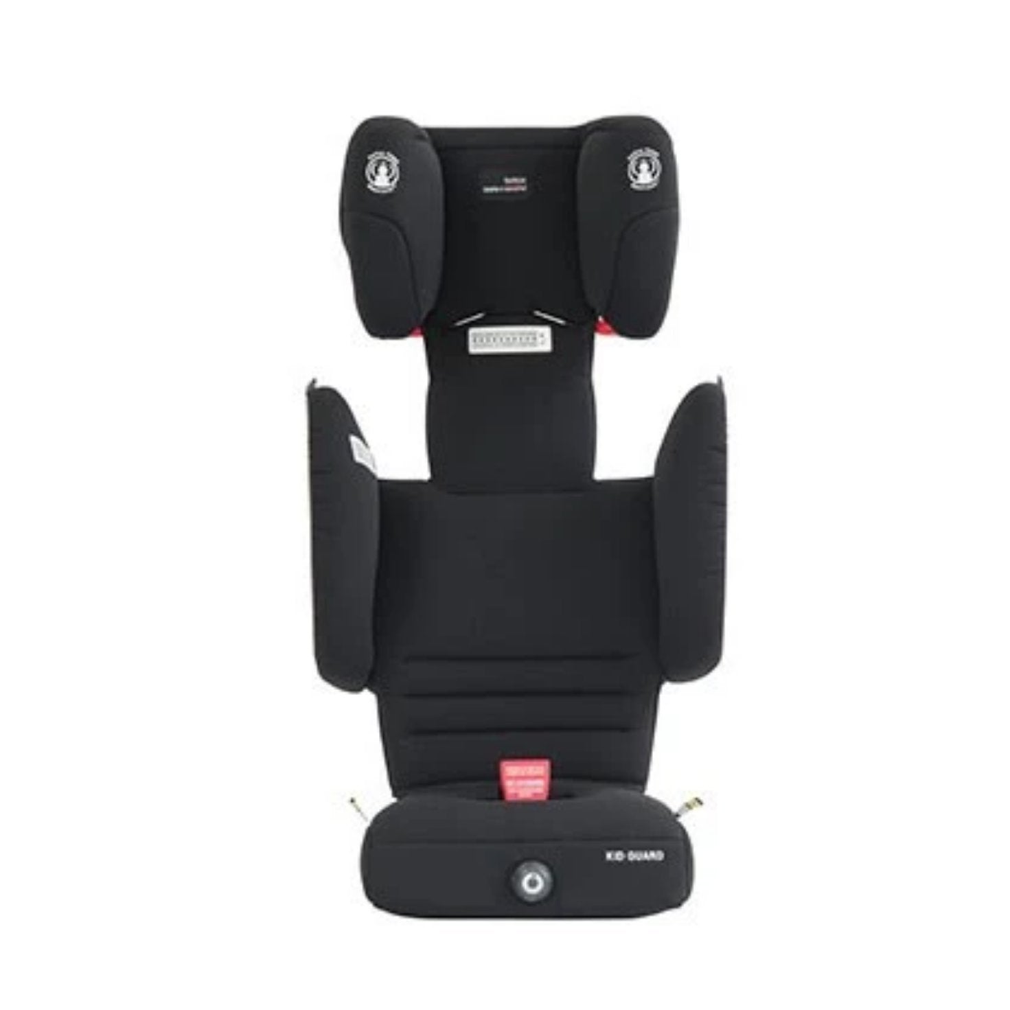 Black child car seat from Britax Safe-n-Sound Kid Guard for added safety