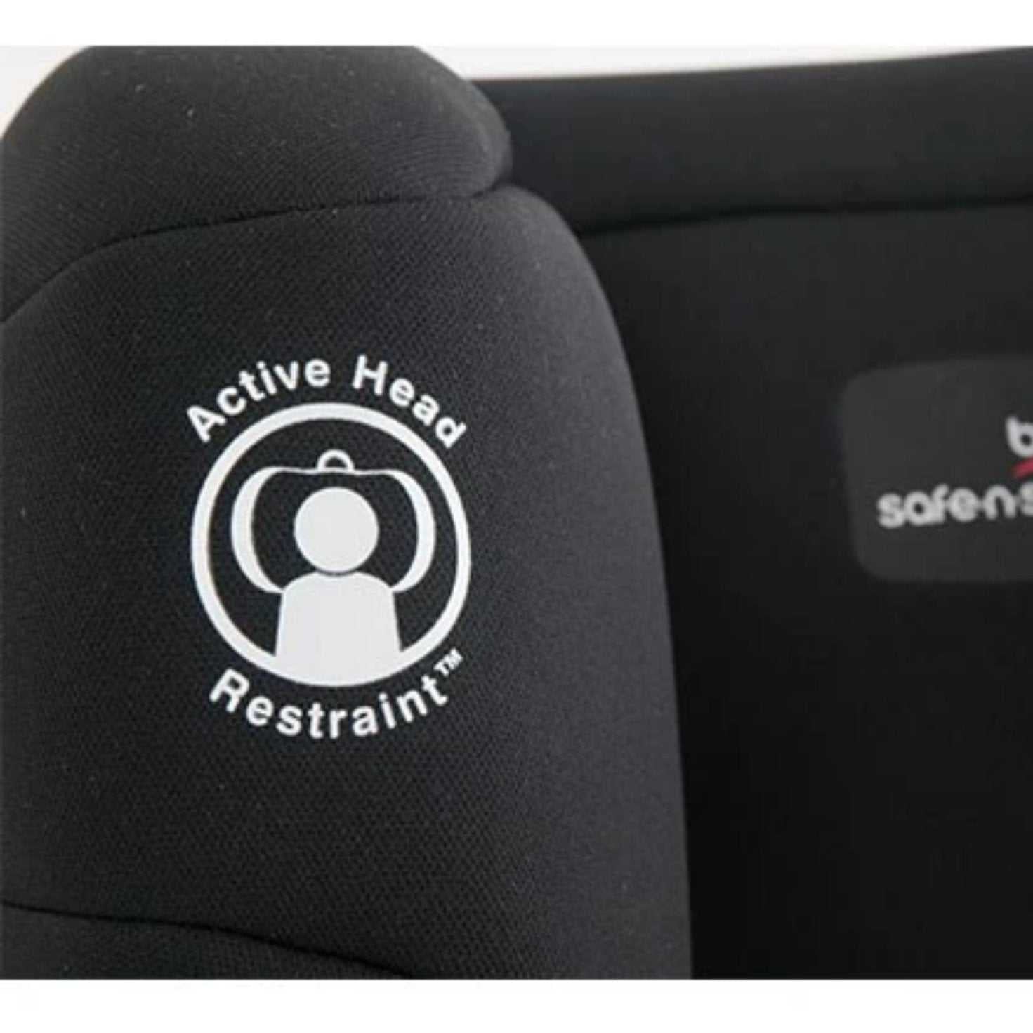 Black car seat headrest for Britax Safe-n-Sound Kid Guard, perfect with Odyssey Wagon Wheels baby strollers