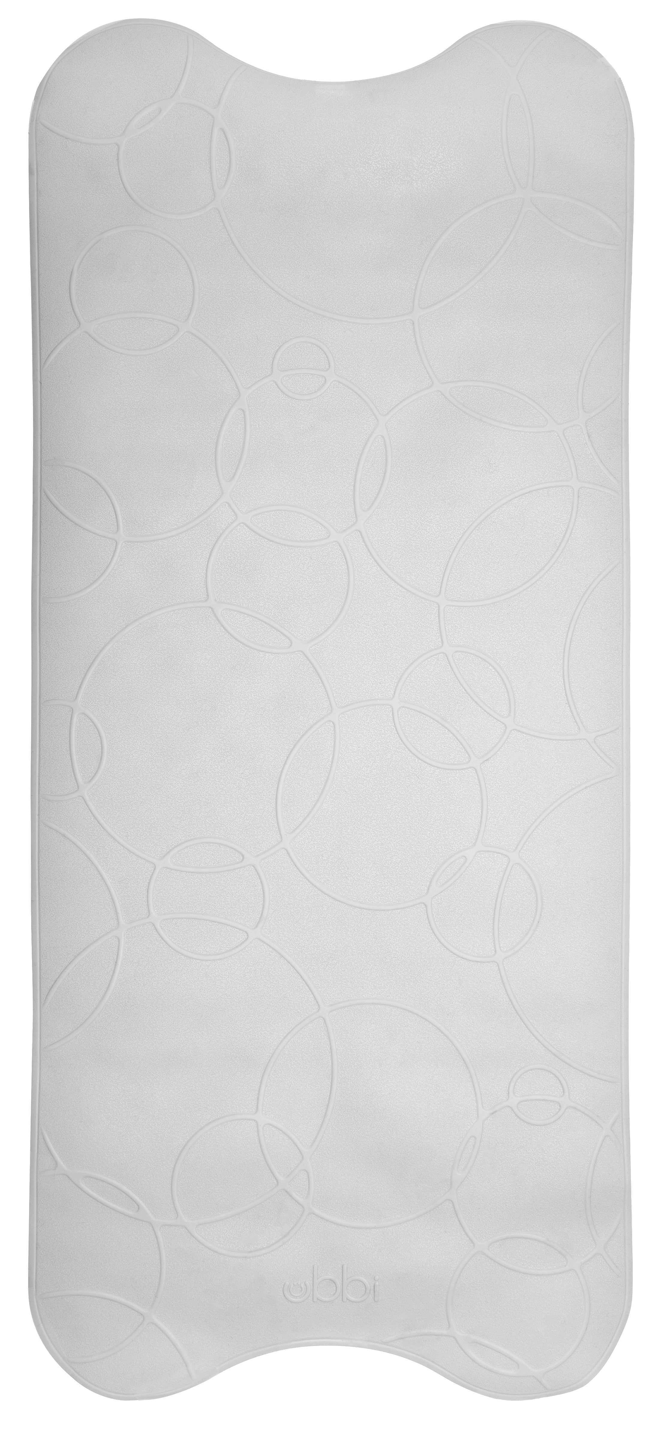 White contoured pillow from Ubbi Bath Mat Grey featuring comfy ubbibathmat style