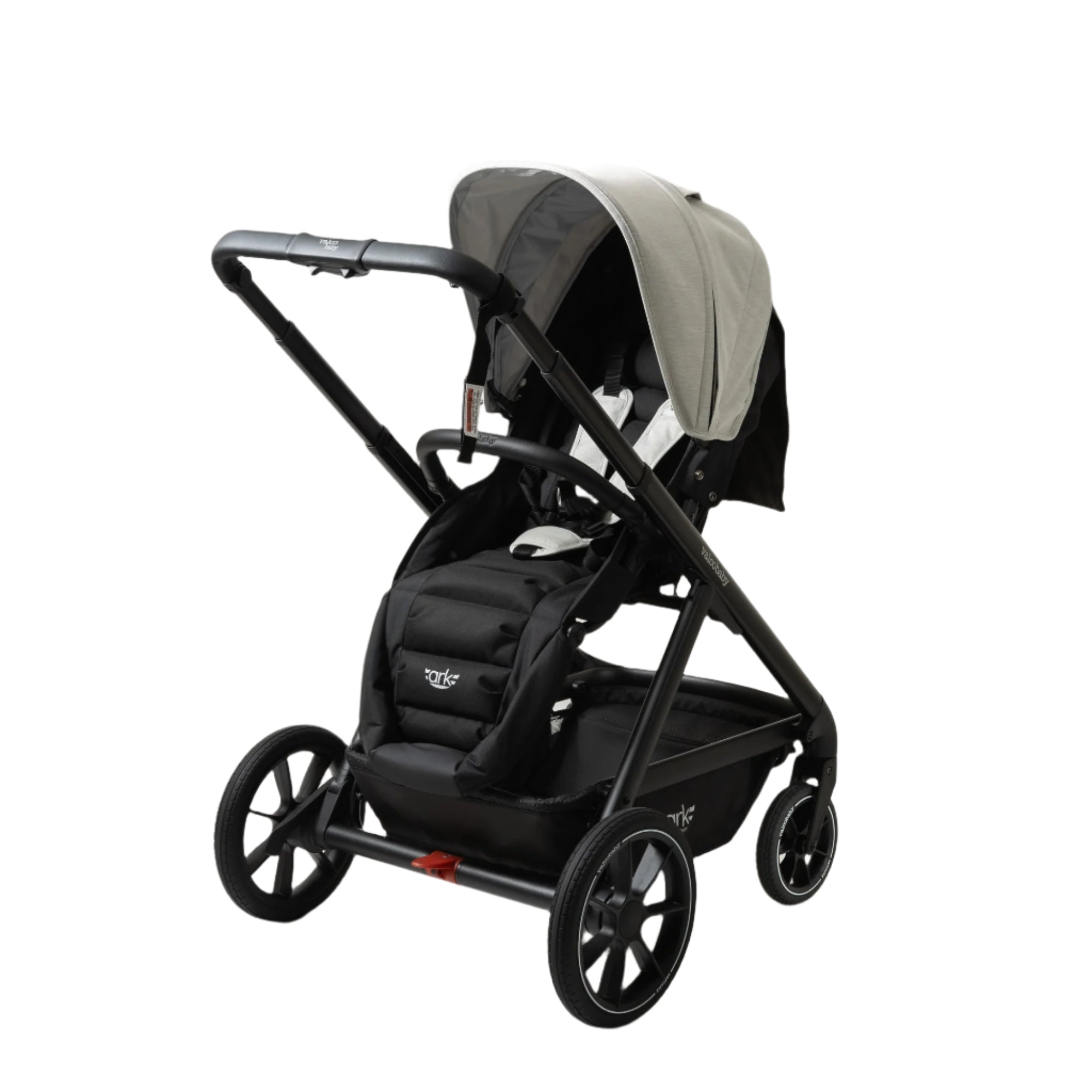 Black and gray valcobaby ark stroller with toshi baby free gift on limited time offer worth