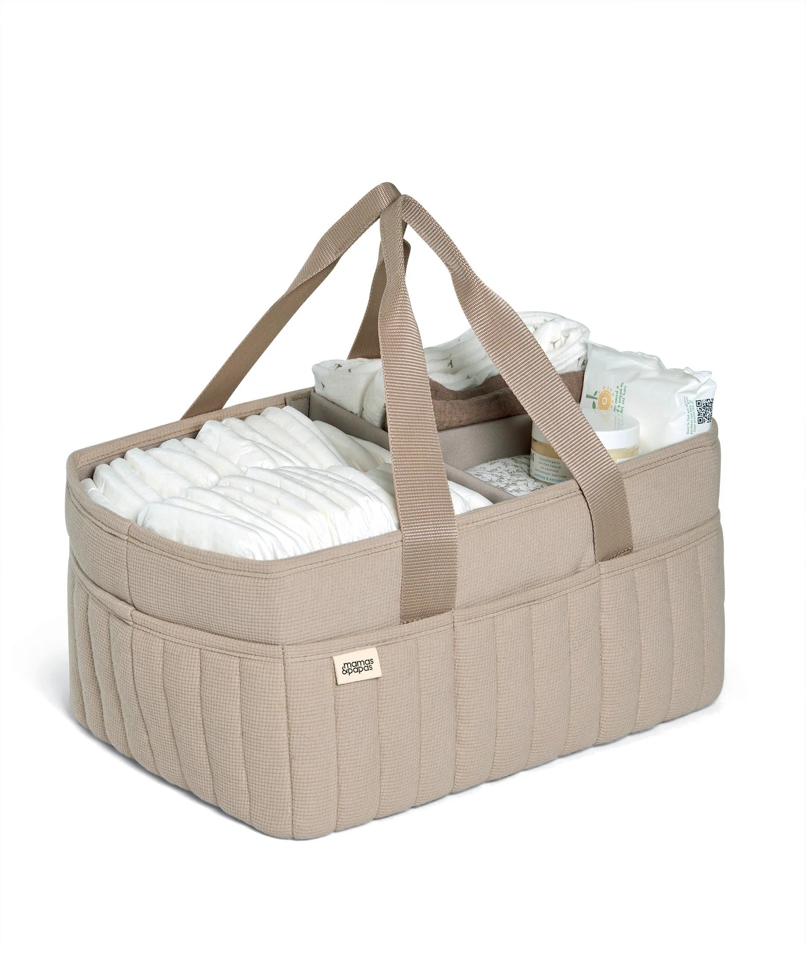 Mamas & Papas Nappy Caddy - Cashmere Waffle