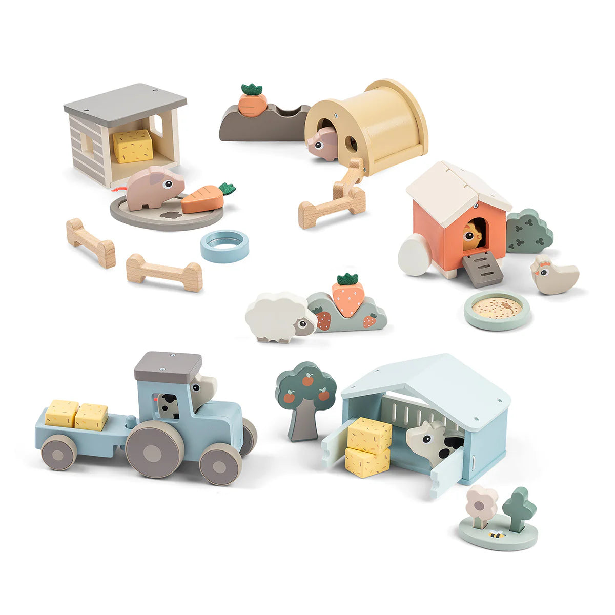 Done by Deer Tiny Farm Play Set Dotti