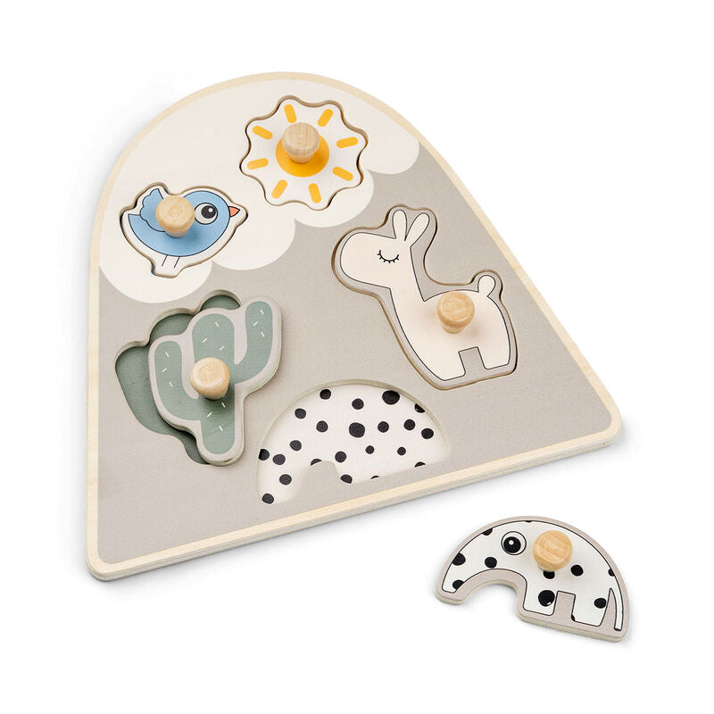 Done by Deer Peg Puzzle Lalee Sand - Tiny Tots Baby Store 