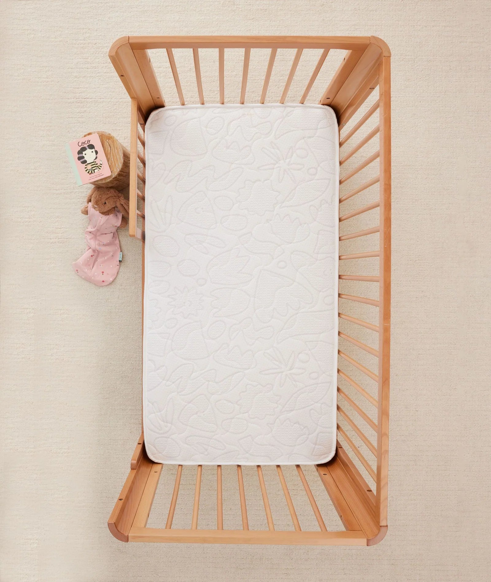 ErgoPouch Deluxe Cot Mattress Pearl