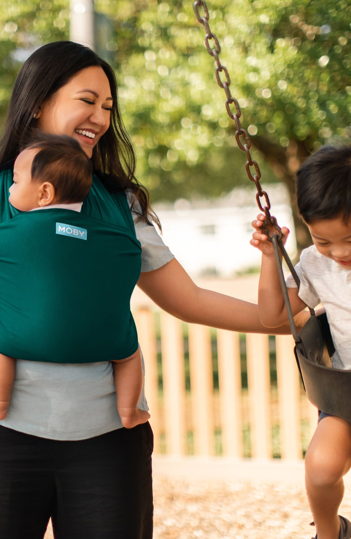 MOBY Classic Wrap Baby Carrier - Pacific