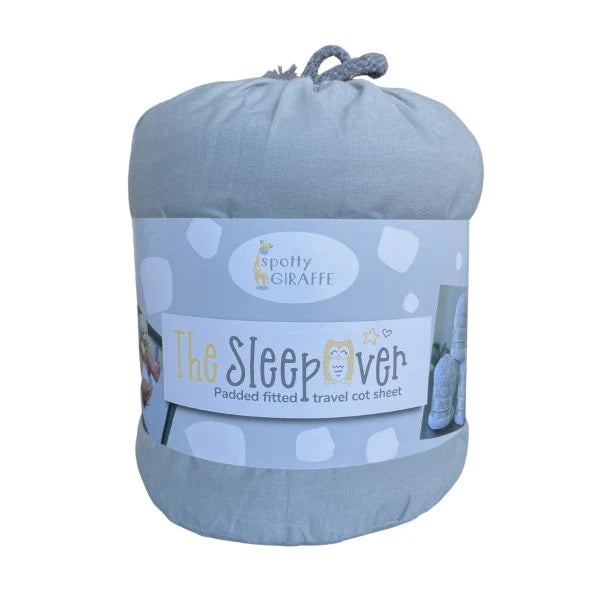 Portacot Fitted Sheet Spotty Giraffe The SleepOver