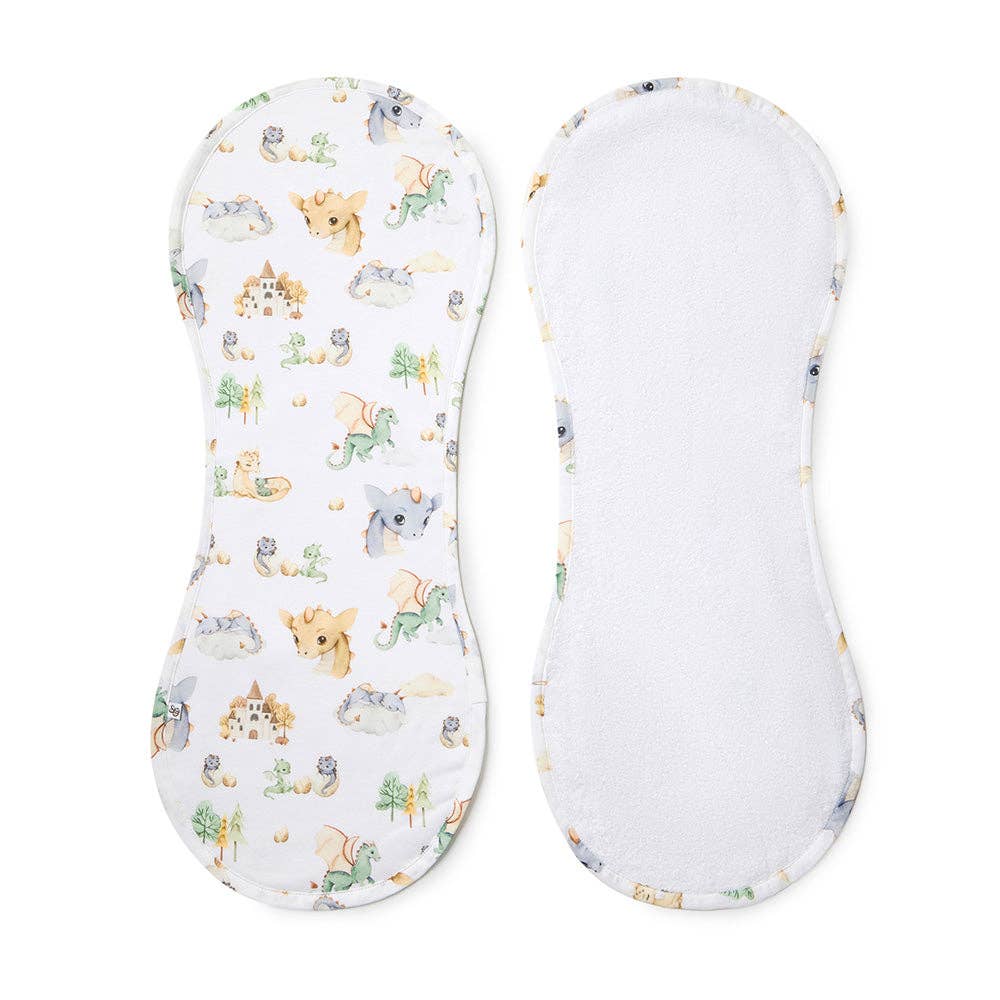 Snuggle Hunny - Dragon Organic Cotton Burp Cloth